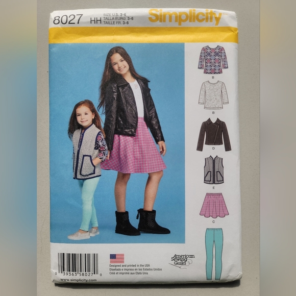 ‼️MUST GO‼️ Lot of 5 FF little Girls Spring Summer sewing patterns - Picture 2 of 6